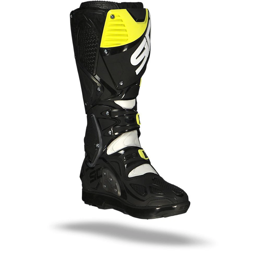 Sidi Crossfire 3 SRS White Black Yellow Fluo