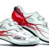 Sidi Shot Road Shoe White/Red -Sidi sishot sidi shot road shoe red white side
